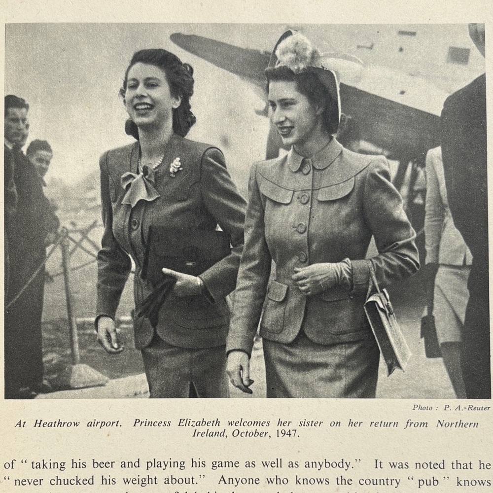 1947 Royal Wedding Queen Elizabeth Prince Philip Royalty Princess Margaret HRH